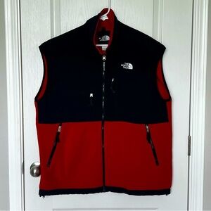 The North Face Men’s Denali Vintage Red Fleece Full Zipper Size XL